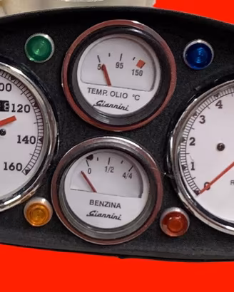 cruscotto GIANNINI 126    in alu unico esemplare