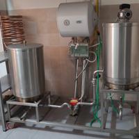 Impianto birra a fuoco diretto