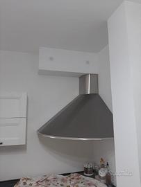 Cappa ad angolo Elica Rubino acciaio inox