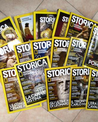 Lotto Set 19 Riviste Storica National Geographic