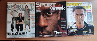 Lotto 3 riviste SportWeek (anni 2001, 2007 e 2008)