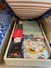 Letto contenitore con rete da 90