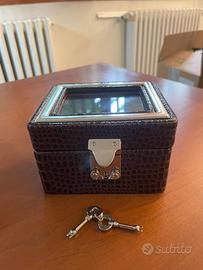 COFANETTO PORTA OROLOGI O BRACCIALI