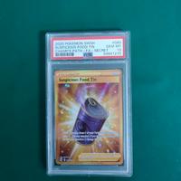 Pokemon PSA 10 SUSPICIOUS FOOD TIN 080/073 INGLESE