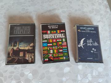 musicassette  pink Floyd arbore bob marley