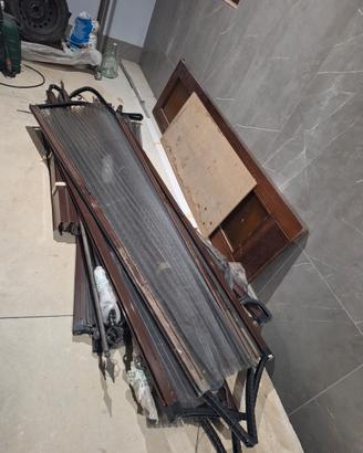  alluminio e ferro bastoni per tende porta di legn