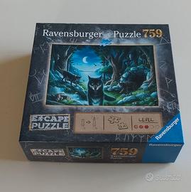 Escape puzzle Ravensburger 759 Il branco di lupi