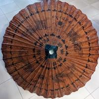 Ombrello giapponese decorato a mano