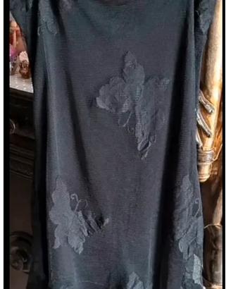 Vestito nero in pizzo