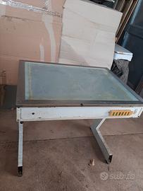 Tavolo luminoso professionale 100x74x87h usato
