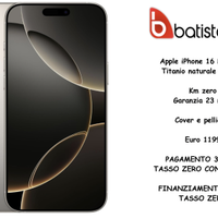 Apple iPhone 16 Pro Max Titanio Naturale 256 Gb