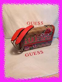 GUESS borsa a tracolla Vikky floreale