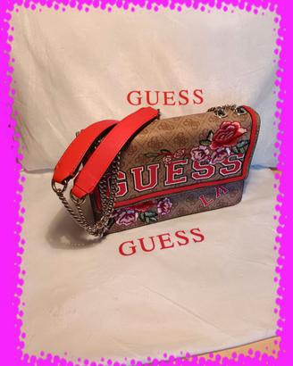 GUESS borsa a tracolla Vikky floreale