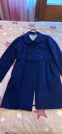 Cappotto bambina blu scuro
