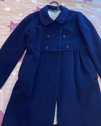 Cappotto bambina blu scuro