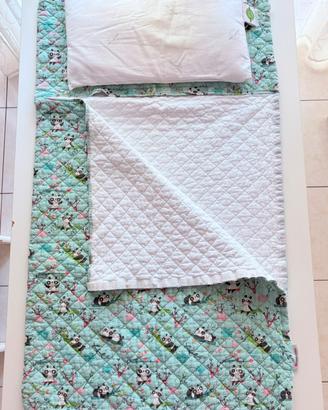 Set sacco nanna asilo e cuscino