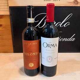 Vino - Fèlsina Colonia 2018 e Orma Bolgheri 2018