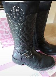 Stivali neri bambina Laura Biagiotti n.31