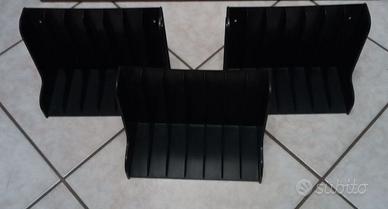 3 porta VHS in plastica anni 80