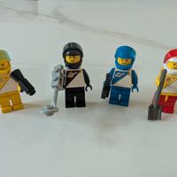 Lego 4 minifigure space Futuron omini spazio astro