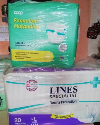 pannoloni contenitivi