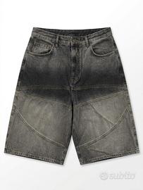 Jeans corti Pull & Bear STWD neri