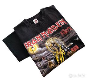 Maglietta Iron Maiden Vintage Nera M Unisex Ottime