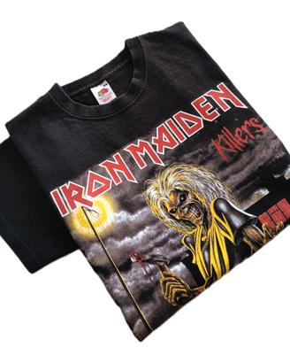 Maglietta Iron Maiden Vintage Nera M Unisex Ottime