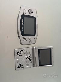 Gameboy Advance (GRIGIO) + Gameboy SP Tribal
