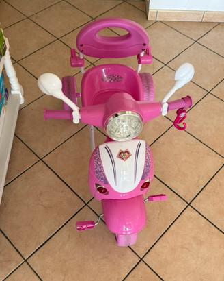 Triciclo scooter bambina rosa