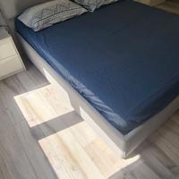 letto contenitore matrimoniale + materasso