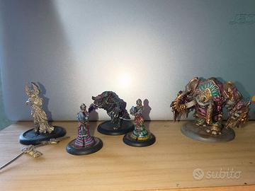 Lotto miniature warmachine hordes skorne
