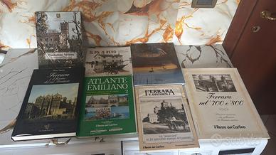 Lotto di 5 libri + amarcord stampe + incisioni (FE