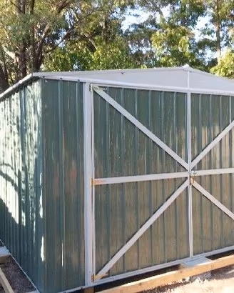 Box auto in Acciaio 360x514cm verde - 18MQ