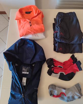 Abbigliamento montagna bambino.