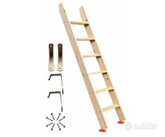 scala di legno per soppalco 200 CM