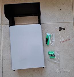 COPRI CITOFONO DA ESTERNO LAMIERA ZINCATA NERO