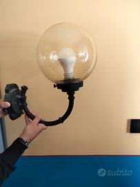 LAMPIONE APPLIQUE DA ESTERNO