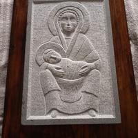 Scultura Madonna con Bambino