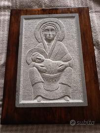 Scultura Madonna con Bambino