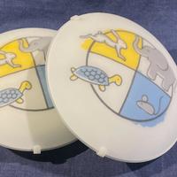 Coppia di plafoniere cameretta bambini