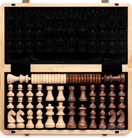 A&A Schachset Holz 38cm