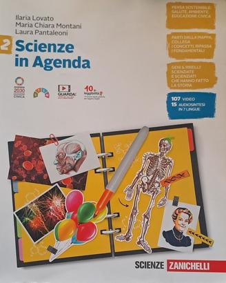 Libro "Scienze in Agenda", Zanichelli