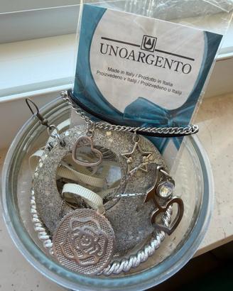 Jewelry jar acciaio color argento