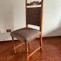 Sedie in Tessuto Imbottite