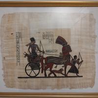Quadro Rameses III ritorno dalla campagna trionfan