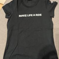 T-shirt nera donna BMW