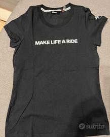 T-shirt nera donna BMW