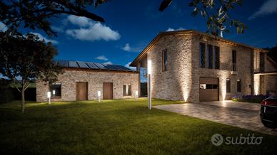 Villa da realizzare con 1900 mq giardino