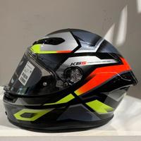 Casco AGV K6 S ERAZER Black/Red/Yellow Fluo
